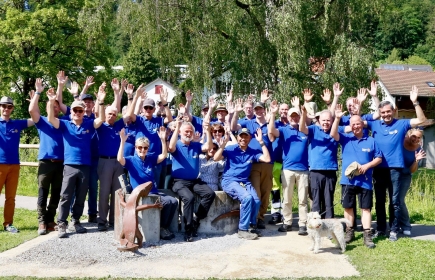 Engagés avec cœur et joie : membres du RC Oerlikon et du club ami de Dinkelsbühl-Feuchtwangen (Photo : màd)